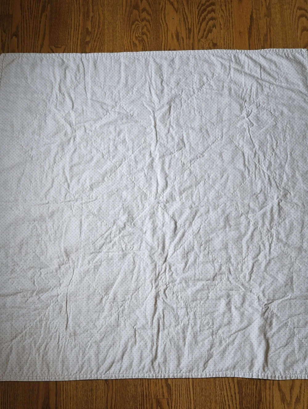 Handmade Patchwork Quilt - Pastel Floral & Lavender 37.5